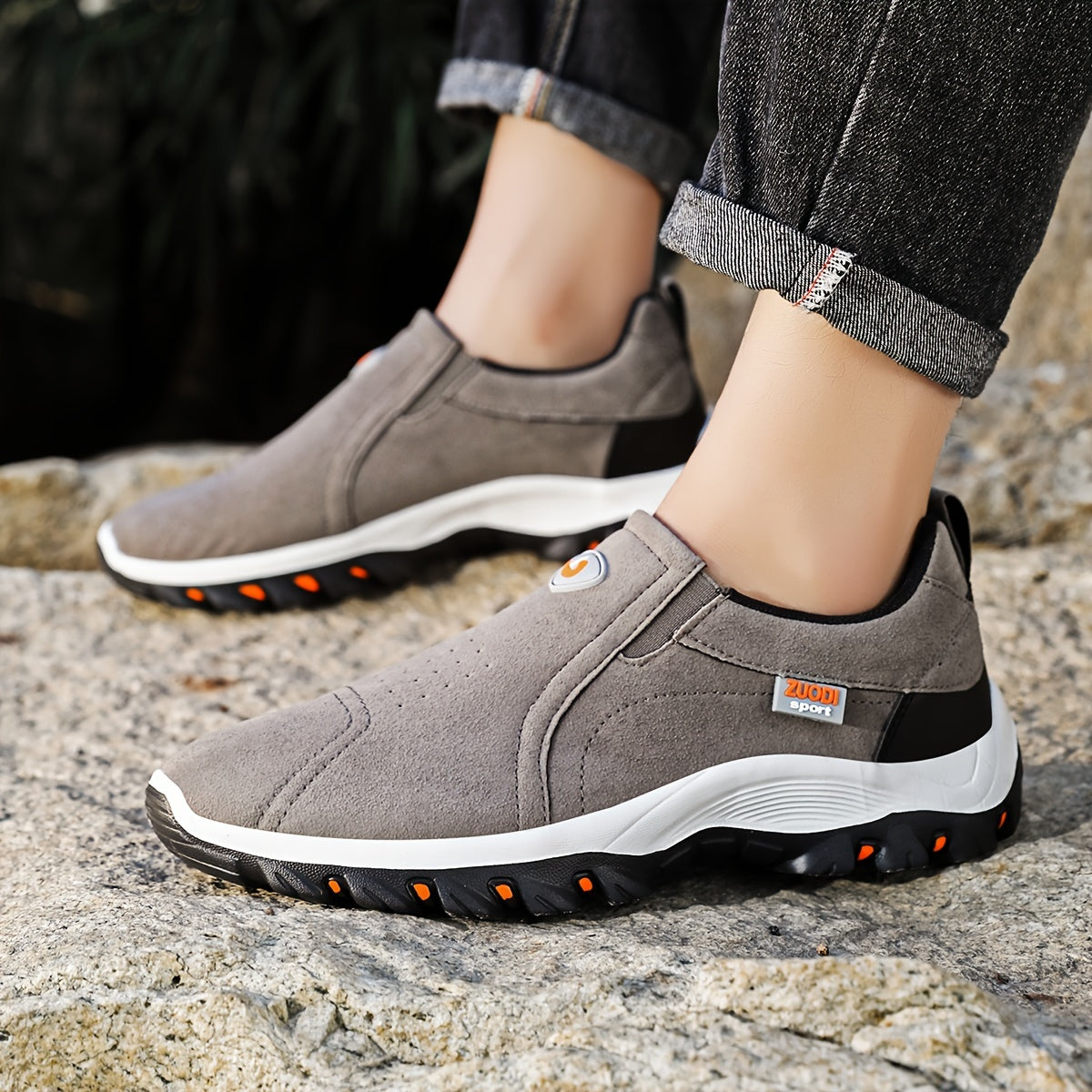 Men's Casual Loafers Lightweight Breathable Comfortable All-Season Slip-On Shoes