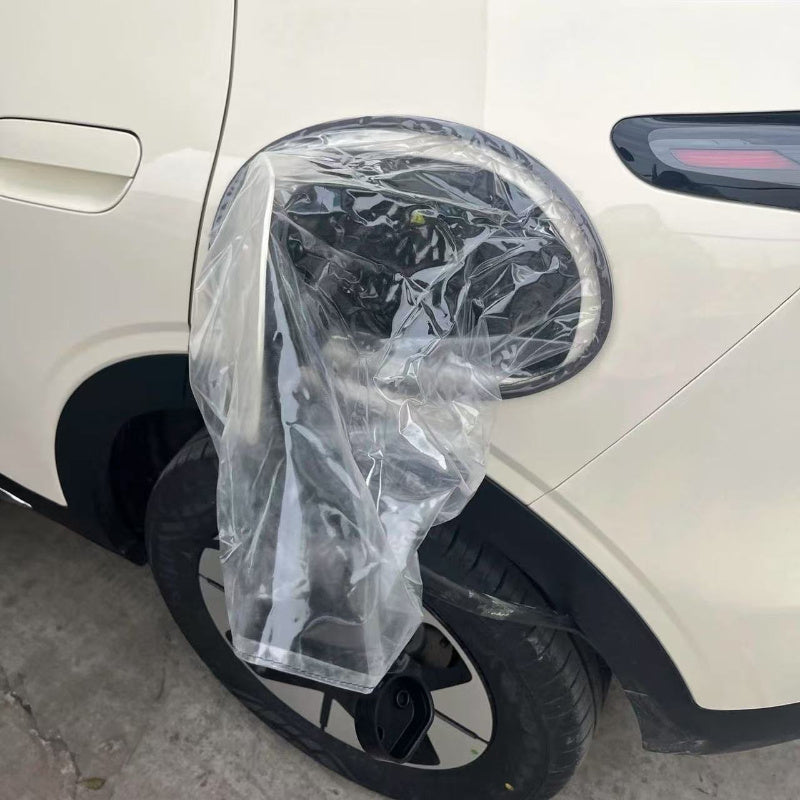 2 шт. прозрачный ПВХ дождевик для зарядного порта электромобиля водонепроницаемый прочный защитный чехол