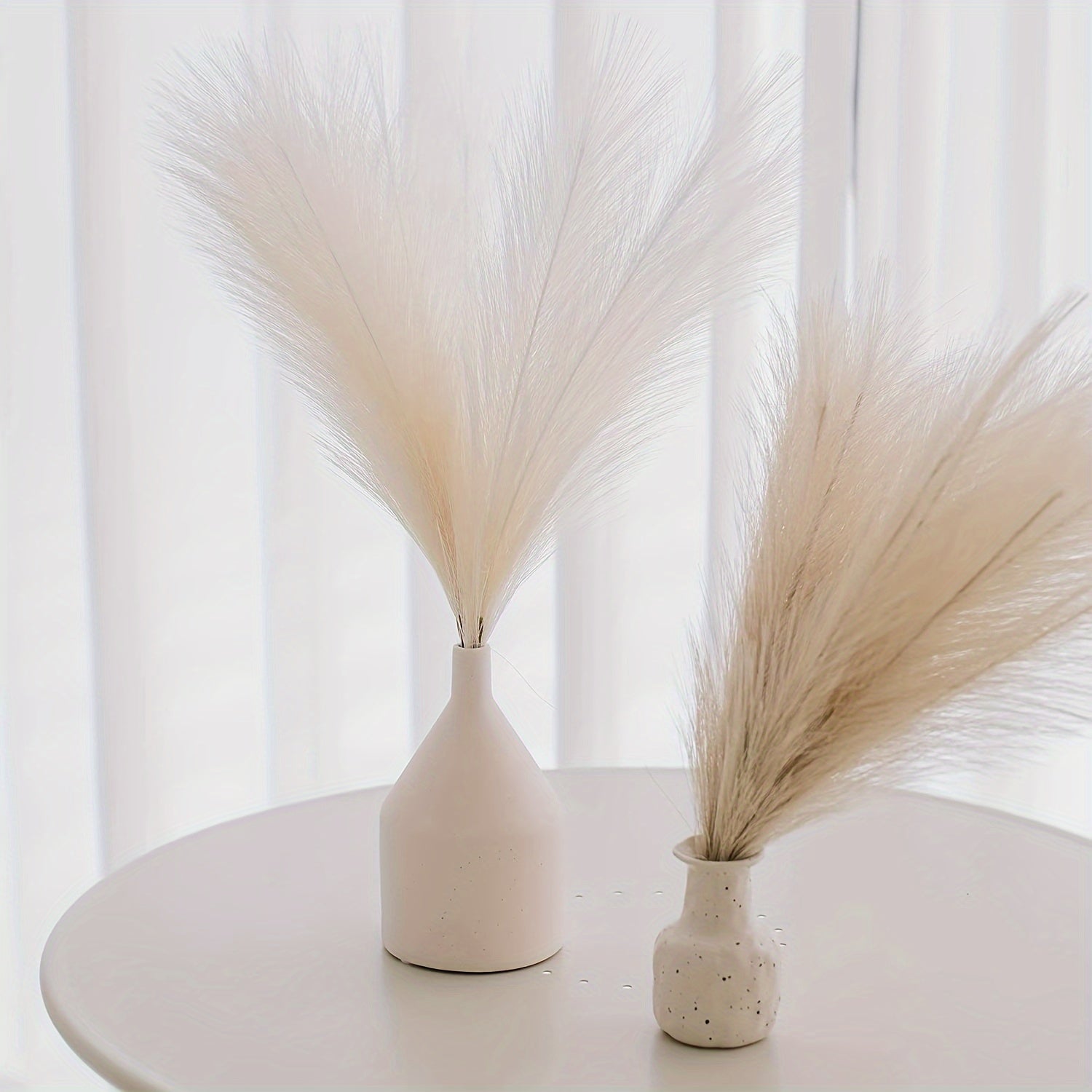 Faux Pampas Grass Branches for Home Decor Weddings and Holidays Set of 20