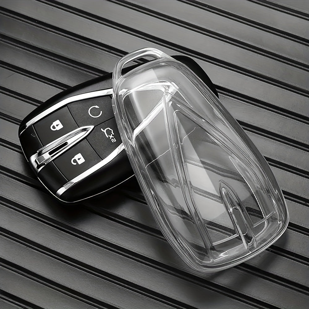 Car Key Case Cover Transparent TPU for SUV Remote Shell Protector