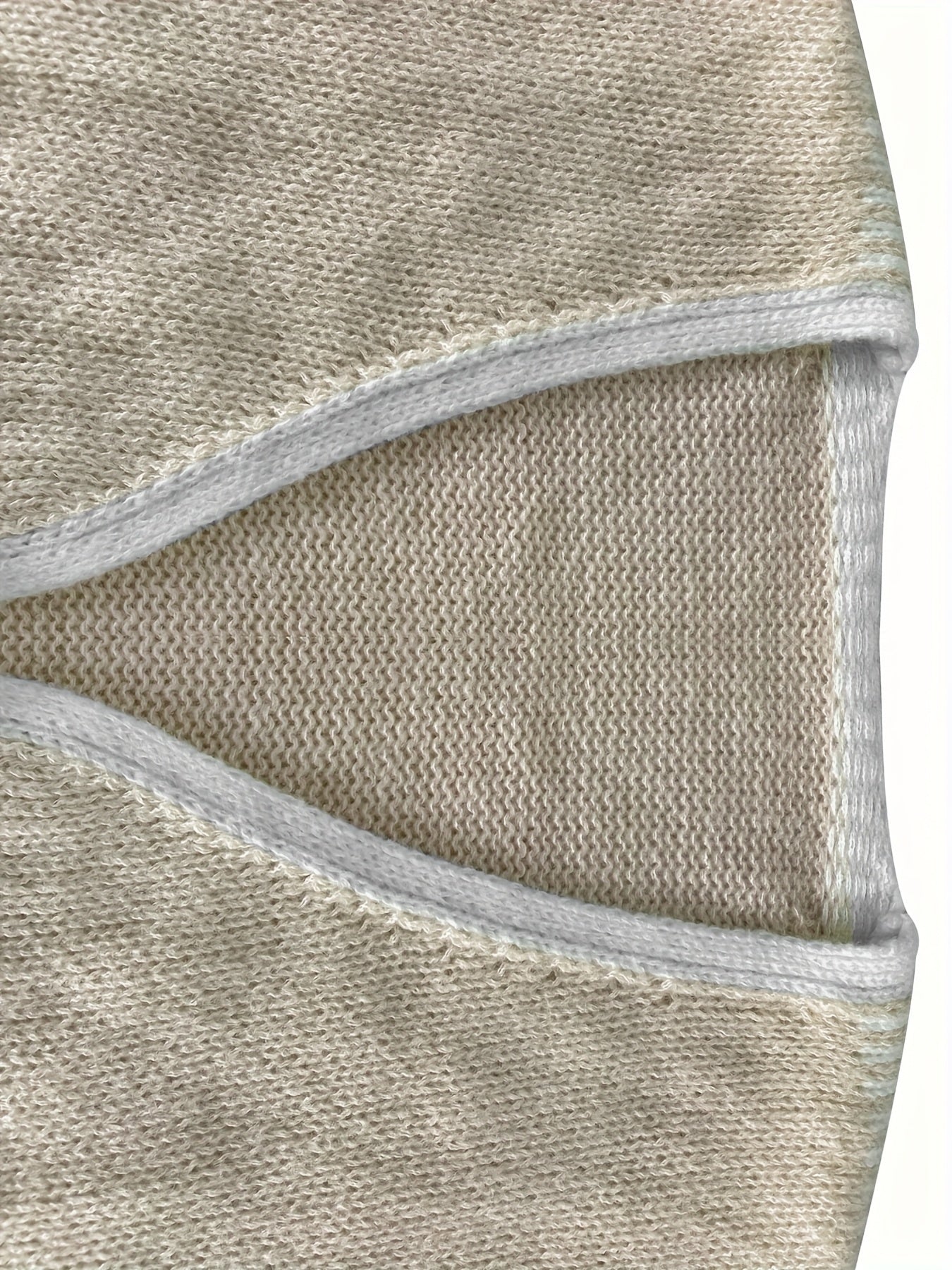 Plus Size Womens Knit Cardigan Polyester Blend Collarless Cozy Fall Winter