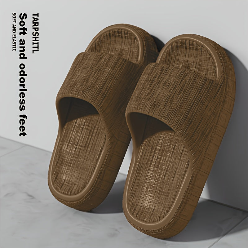 Unisex EVA Non-Slip Slippers Minimalist Striped Indoor Outdoor Beach