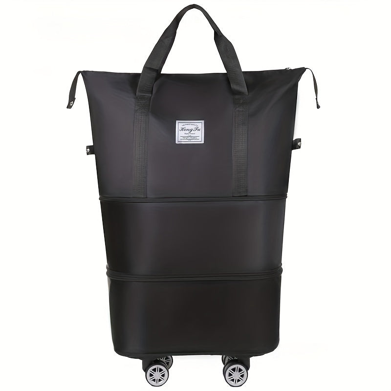 Expandable Waterproof Travel Bag with Spinner Wheels Large Capacity for Business Trips