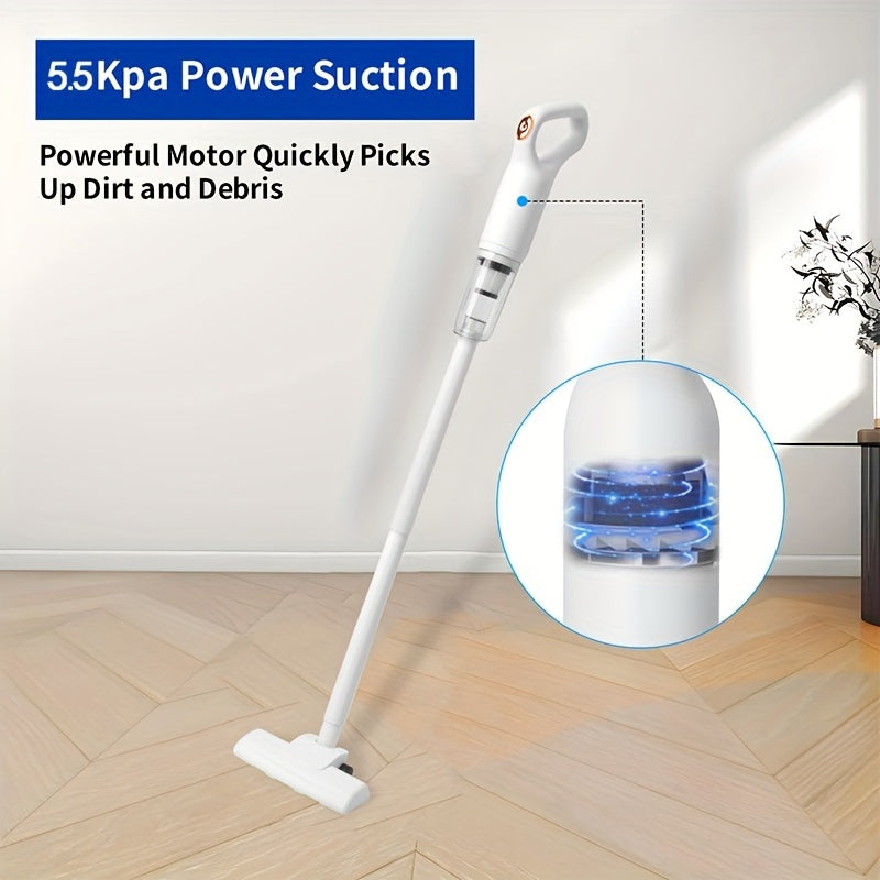 Wireless Handheld Vacuum Cleaner with 2000mAh Battery for Wet and Dry Cleaning