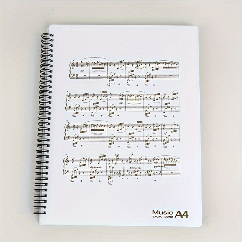 Carpeta A4 de 40 bolsillos para organización y protección de documentos y partituras