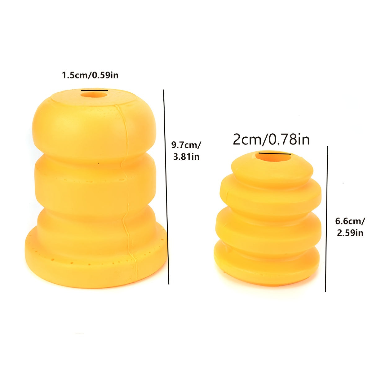 Rear Axle And Control Arm Bumper Set for SUV Replacement Random Color