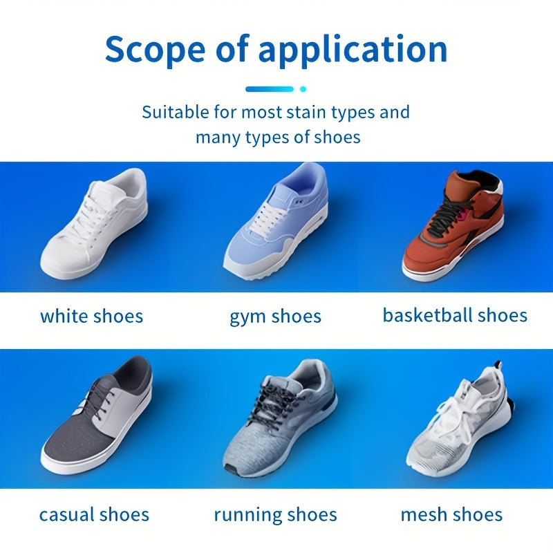 White Shoe Brightening Retainer Foam for Sneakers and Casual Shoes