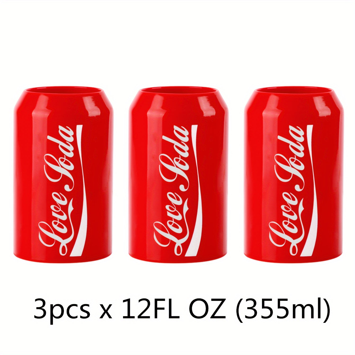 Silicone Beer Can Cover Disguises Soda Cans for 12oz and 16oz Sizes 1 or 3 Pack