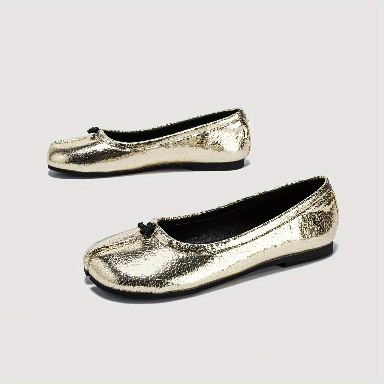 Bailarinas de suela suave para mujer, antideslizantes, con punta dividida, zapatos cómodos