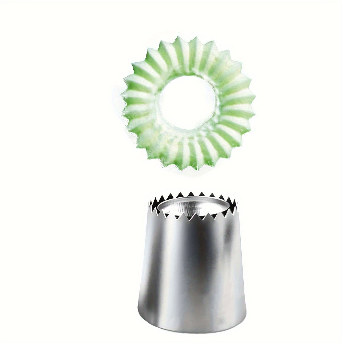 Katta zanglamas po'latdan yasalgan qozon dekoratsiyasi uchun nozzle - muzlatish, kekslar, pechene uchun rus muzlatgichi - pishirish uchun zarur bo'lgan aksessuar va oshxona asbobi