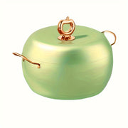 Versatile Non-Stick Soup Pot with Lid for Gas and Induction Cooking