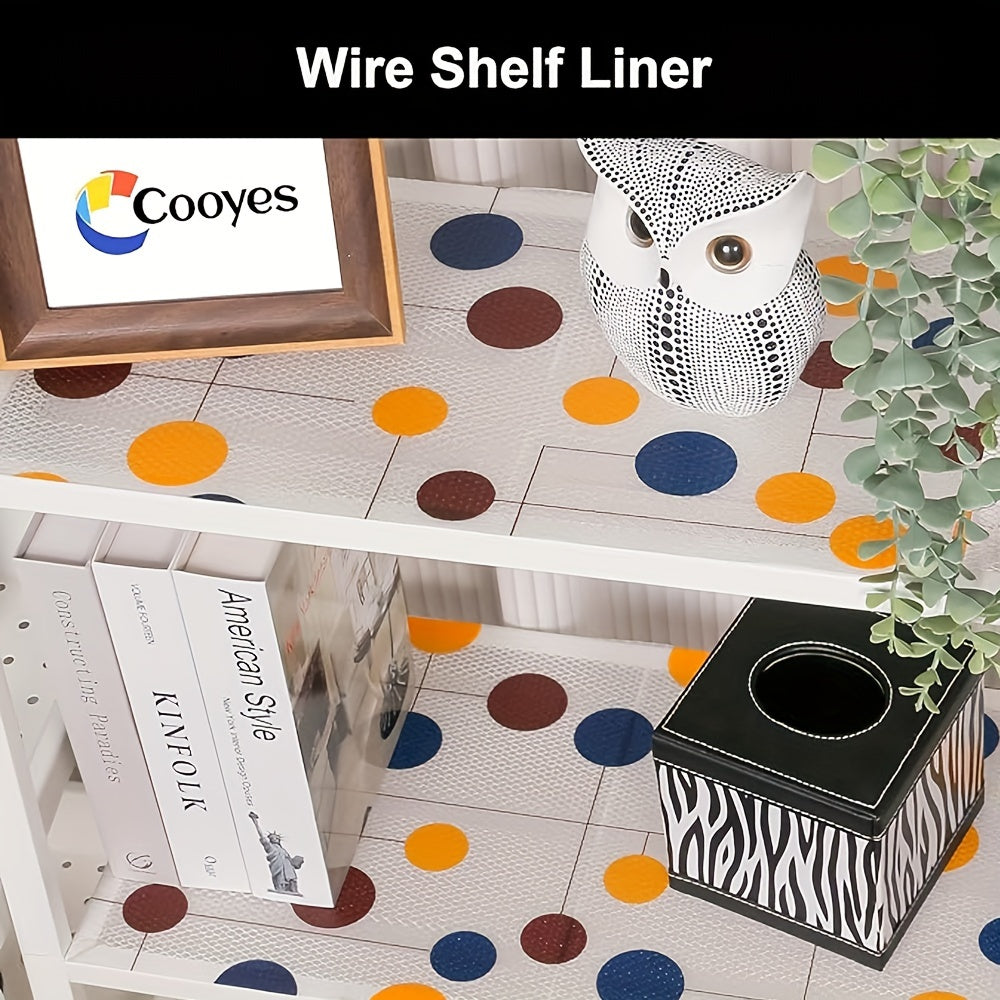 Durable EVA Shelf Liners for Kitchen Cabinets and Drawers Non-Adhesive Washable