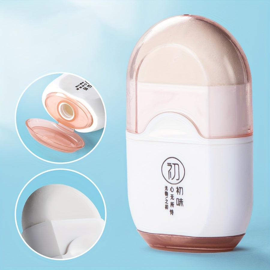 Unisex Plastic 2-in-1 Eraser and Sharpener Pencil Tool for College Students