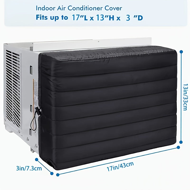 Adjustable Indoor Air Conditioner Window Cover Rust-Proof Dust Snow Protection