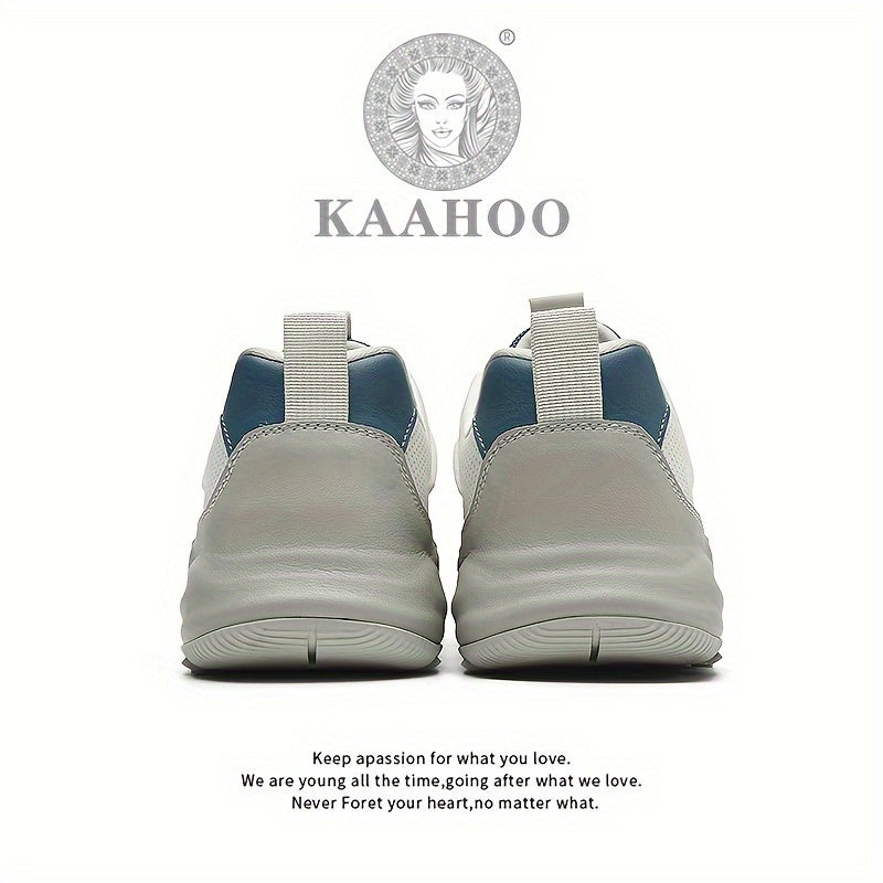 Men's Breathable Lightweight Platform Sneakers for Walking and Running in Spring Summer Casual Comfort