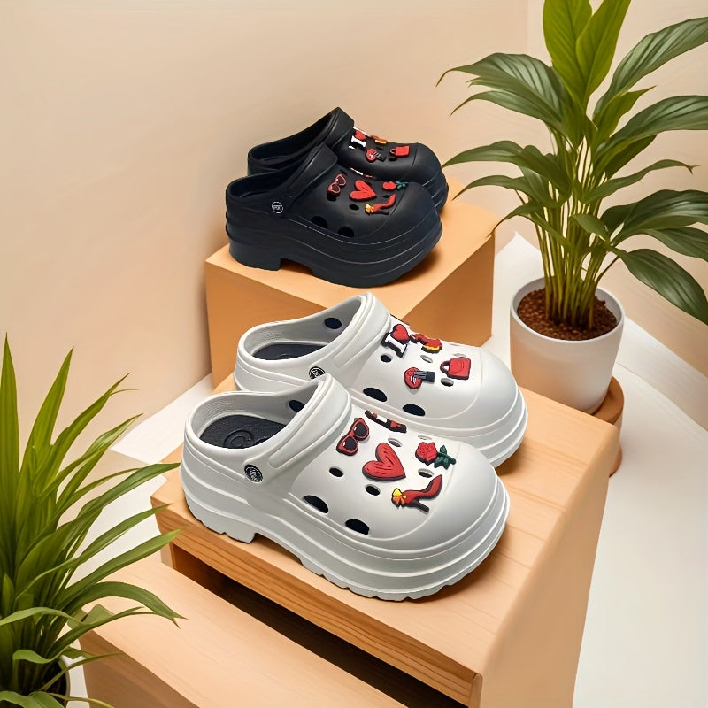 Women's Platform Sandals Cushioned EVA Soles Open-Toe Summer Shoes