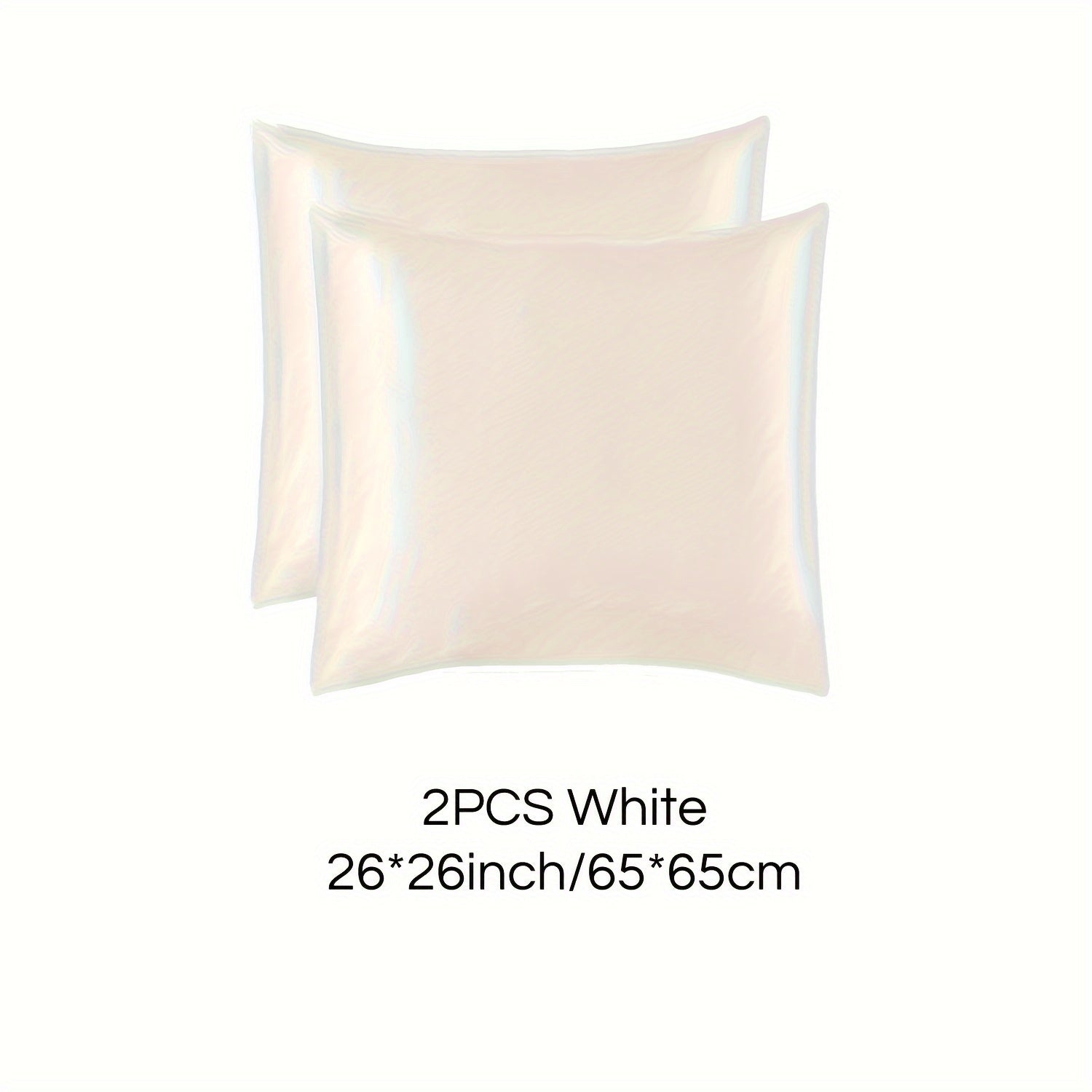 Set of 2 Mulberry Silk Pillowcases Hypoallergenic Satin Weave Solid Color Invisible Zipper Machine Washable Skin Hair Care