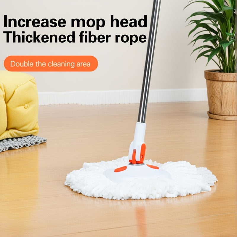 Stainless Steel and PP 360-Degree Rotating Mop and Bucket Set for Wet Dry Cleaning