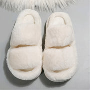 Women's Solid Color Slippers Open Toe Indoor Comfortable Shoes