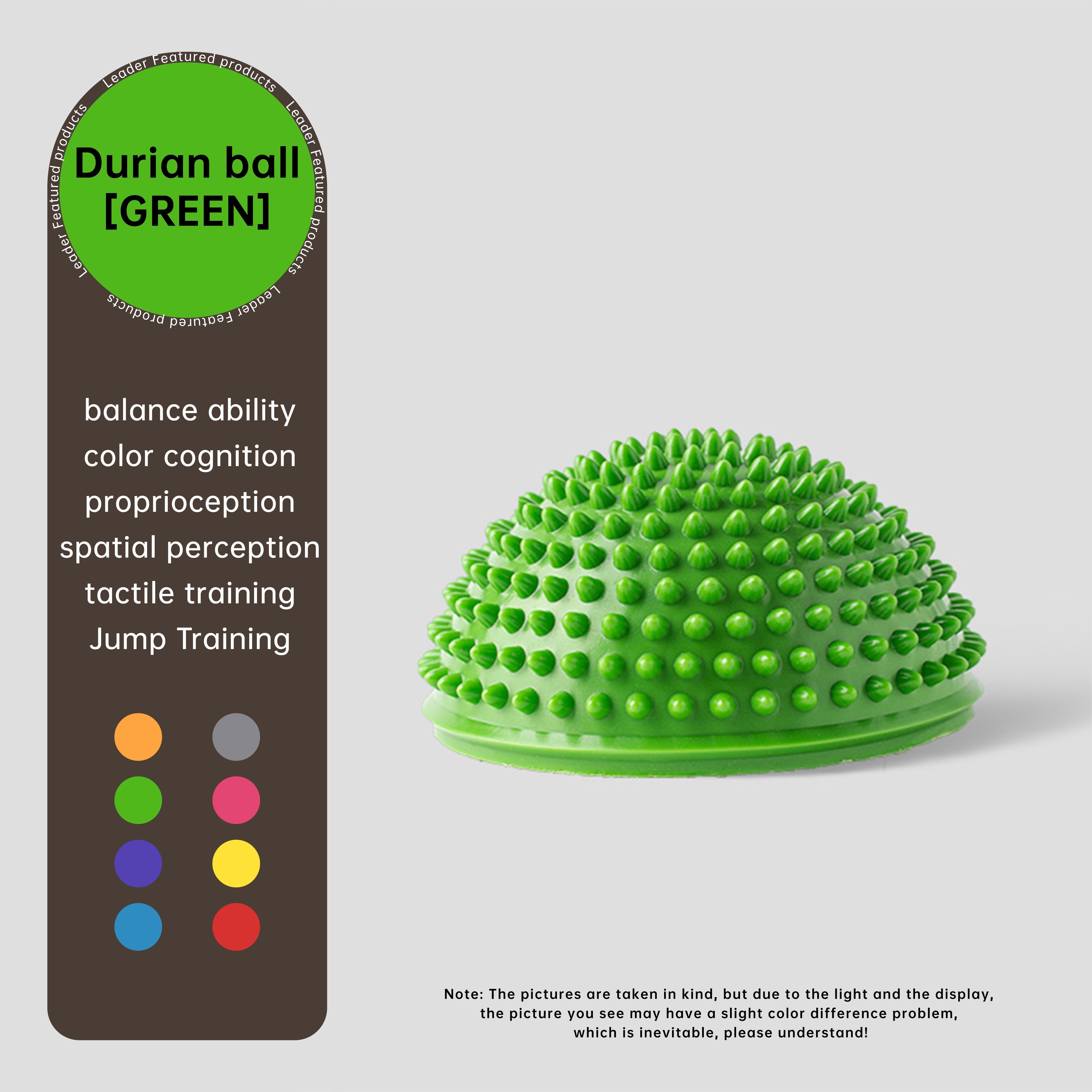 1 шт. ПВХ йога-мяч для балансировки, массажа ног и снятия стресса - подходит для йоги, пилатеса, гимнастики - взрослый, 1 упаковка