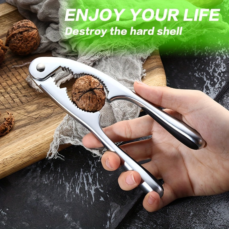 Kitchen Gadgets Set with Garlic Press Can Opener Walnut Clip Pizza Cutter Steak Mallet