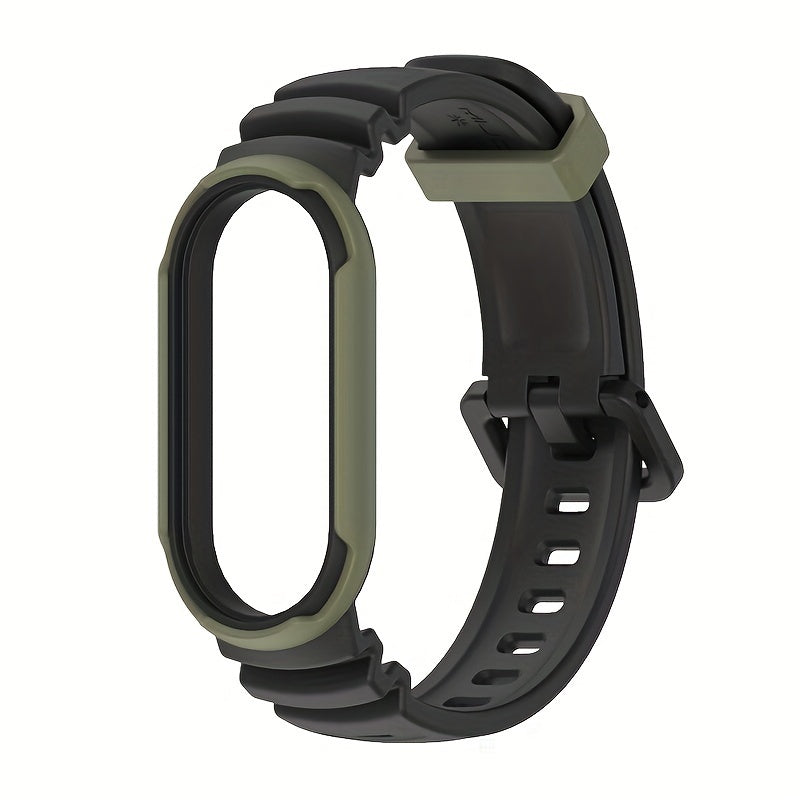 Waterproof TPU Sport Band for Mi Band 5 6 7 Adjustable Durable Replacement Strap