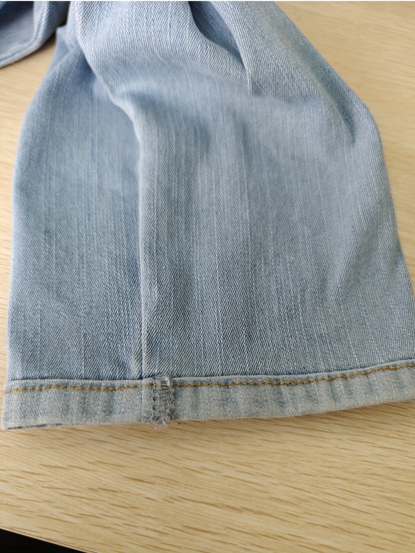 Plus Size Women's Stretchy Light Blue Skinny Jeans Casual Low-Rise All-Season Fit