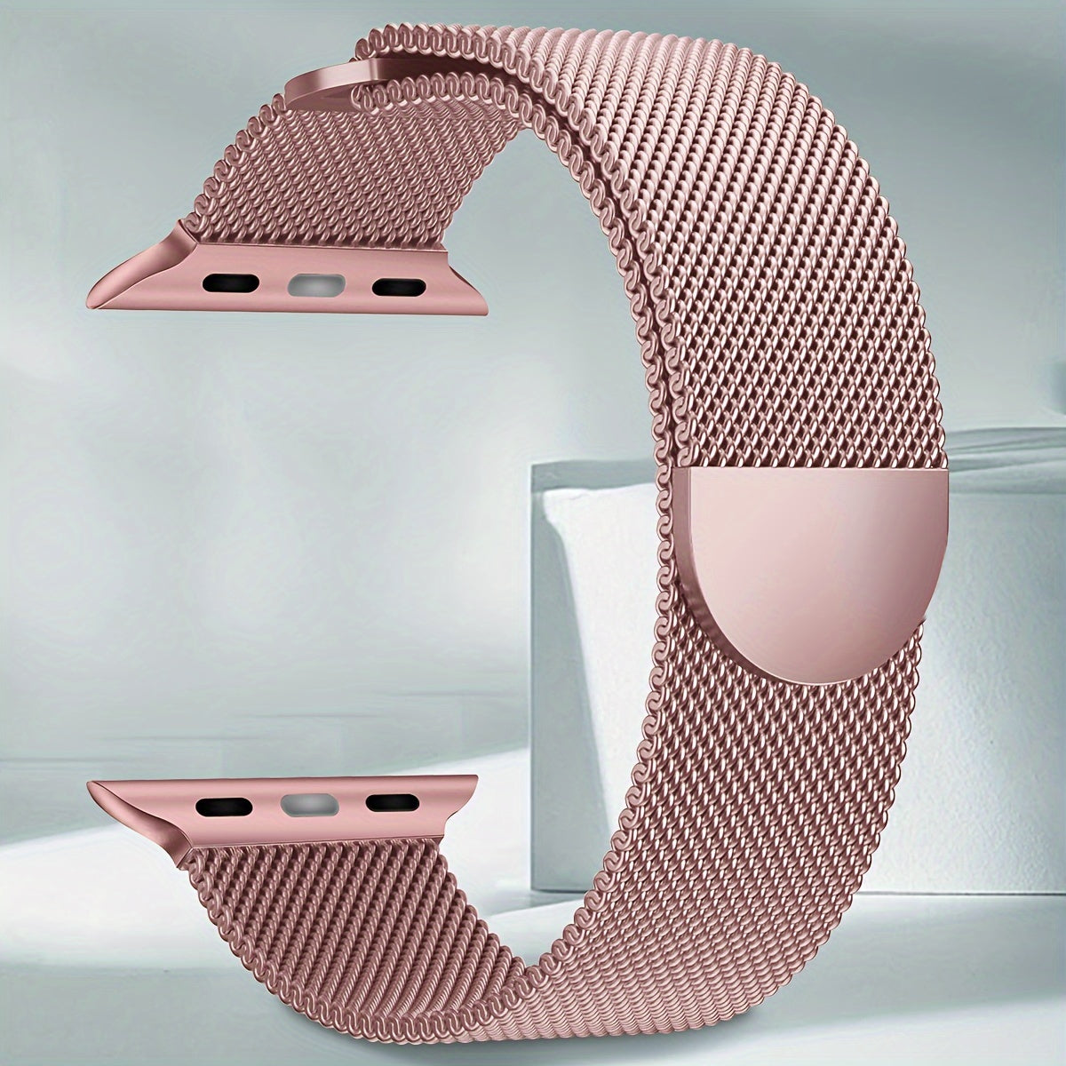 Stainless Steel Mesh Magnetic Watch Band for Apple Watch Milanese Style