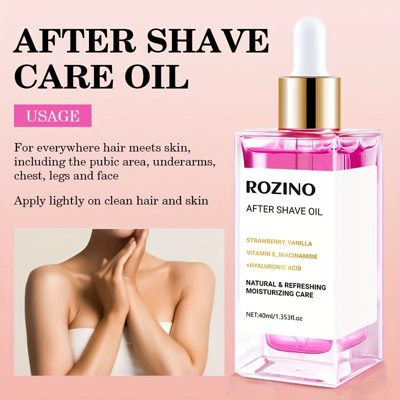 Унисекс 40 мл клубничное ванильное масло для бритья увлажняющее, не жирное