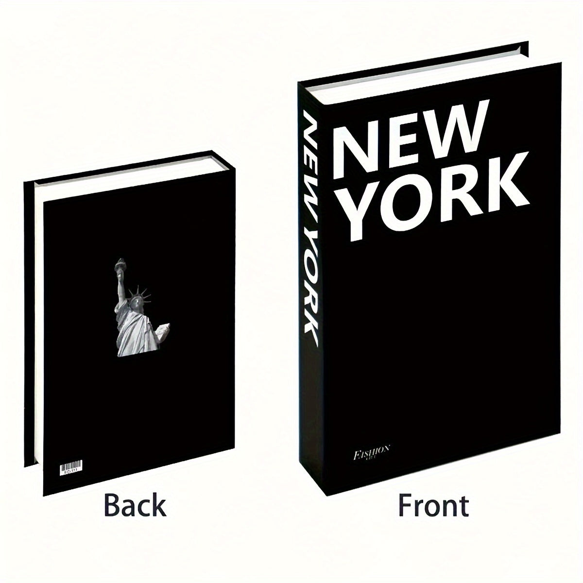 Set of 3 Faux Books for Home Decor, Stylish Bookshelves and Coffee Tables