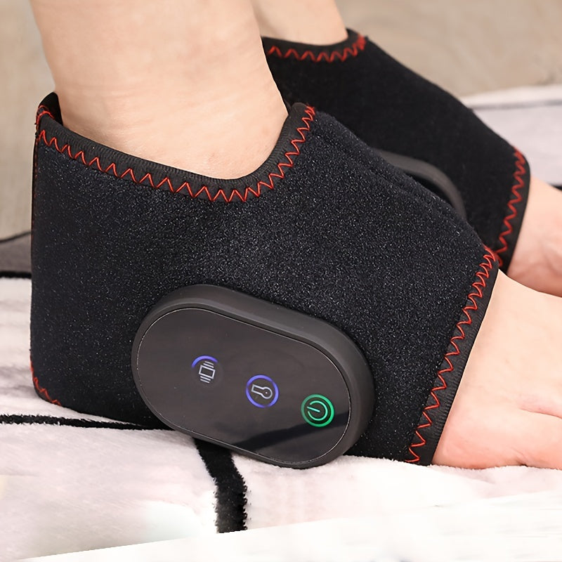 Ankle Heating Massager with 3 Vibration Modes 3 Heating Levels USB Rechargeable