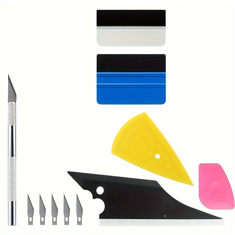 Car Window Tint Application Kit Glass Protective Film Installing Tool Squeegee