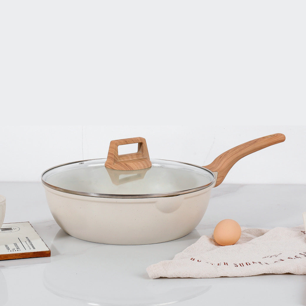 Qopqoq bilan mustahkam alyuminiy qozon, ko'p maqsadli sho'rva qozoni, bug'lash va qaynatish qozoni, sabzavotlar uchun qovurish qozoni, uyda foydalanish uchun sut qozoni, oshpazlik uchun zamonaviy dizayn.