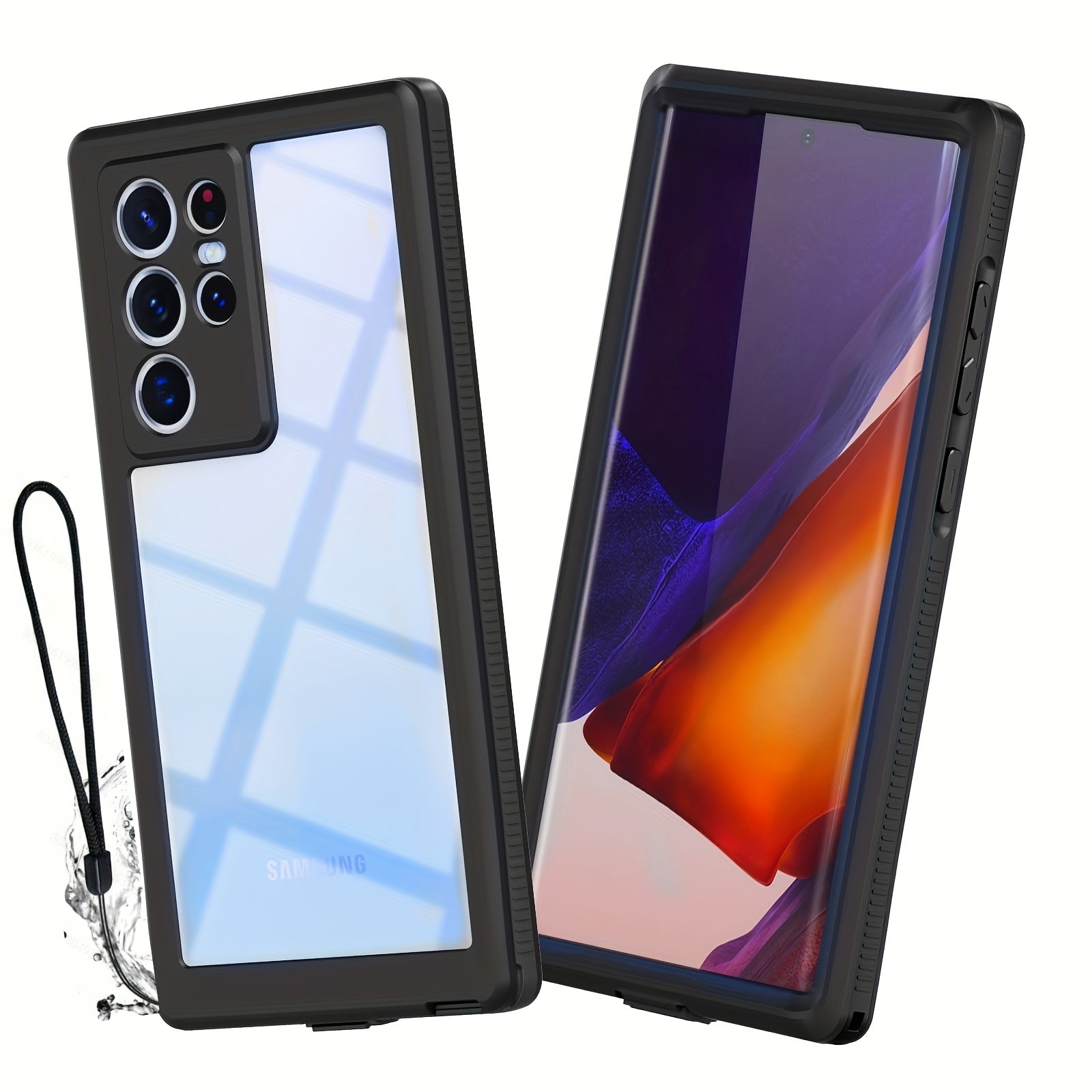 Waterproof Phone Case for Samsung Galaxy S21 Ultra S20 FE Note 20 A54 A55 A15 A14 A16 5G Swimming Snorkeling Shock Protection