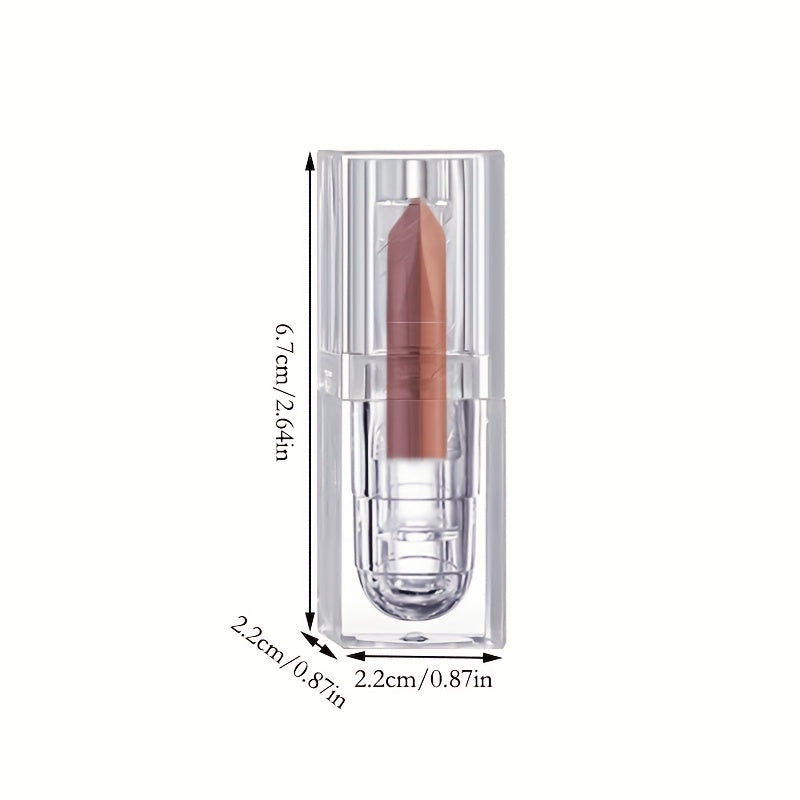 Pintalabios a prueba de agua de larga duración y doble color para mujer con packaging romántico para regalo