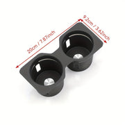 Central Car Cup Holder Storage Tray for SUVs Fixed Water Cup Filler Organizer