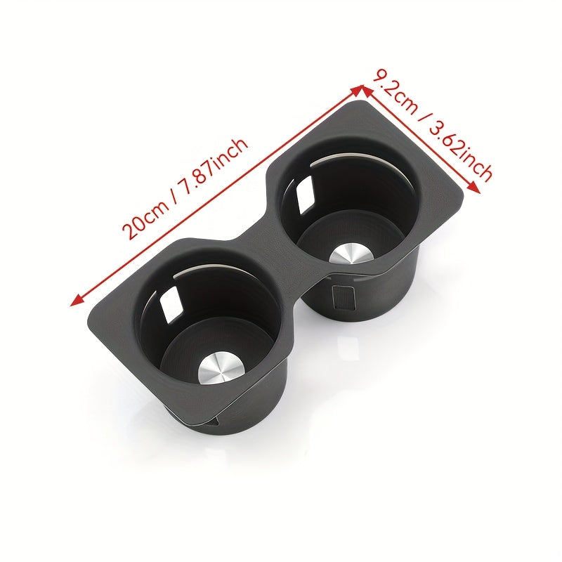 Central Car Cup Holder Storage Tray for SUVs Fixed Water Cup Filler Organizer