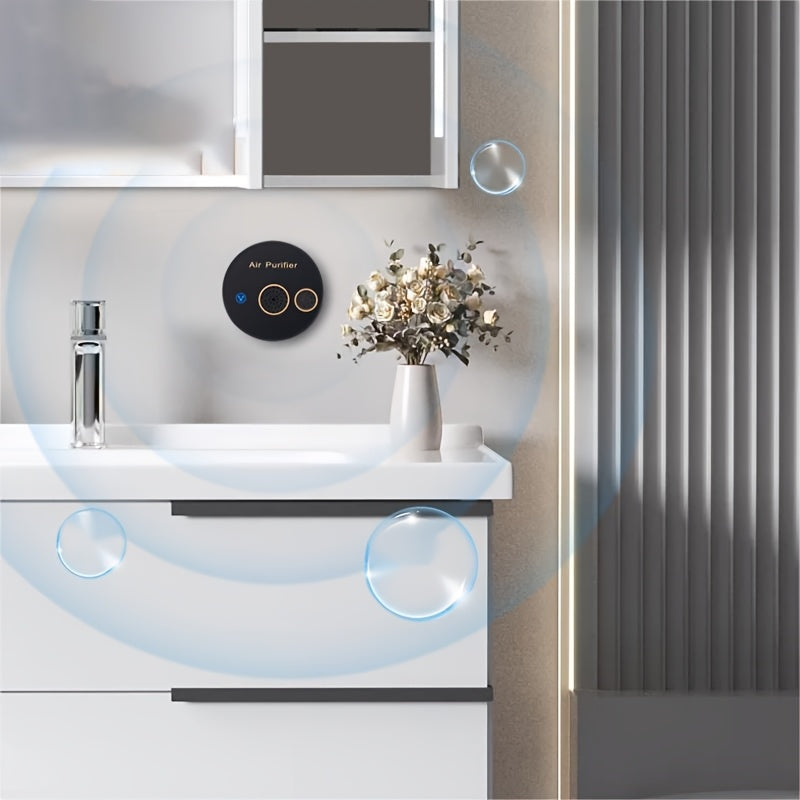 Purificador de aire USB 3 en 1 compacto para eliminar olores en espacios pequeños Sin batería