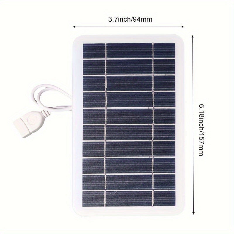 Portable 20W Solar Panel with USB Flexible Outdoor Camping Battery Charger