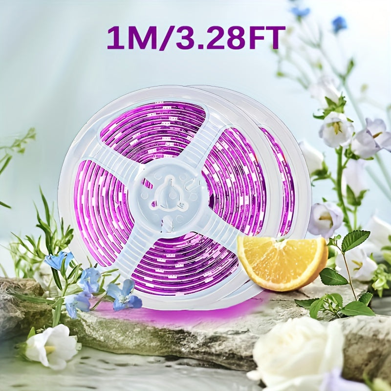USB Plant Growth Light Strip Full Spectrum Dimmable Indoor Garden Light