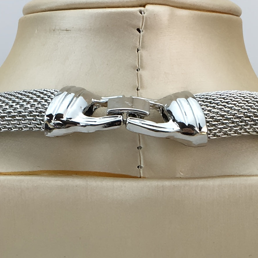 Gold Plated Jewelry Set with Earrings Necklace Bracelet Ring for Parties