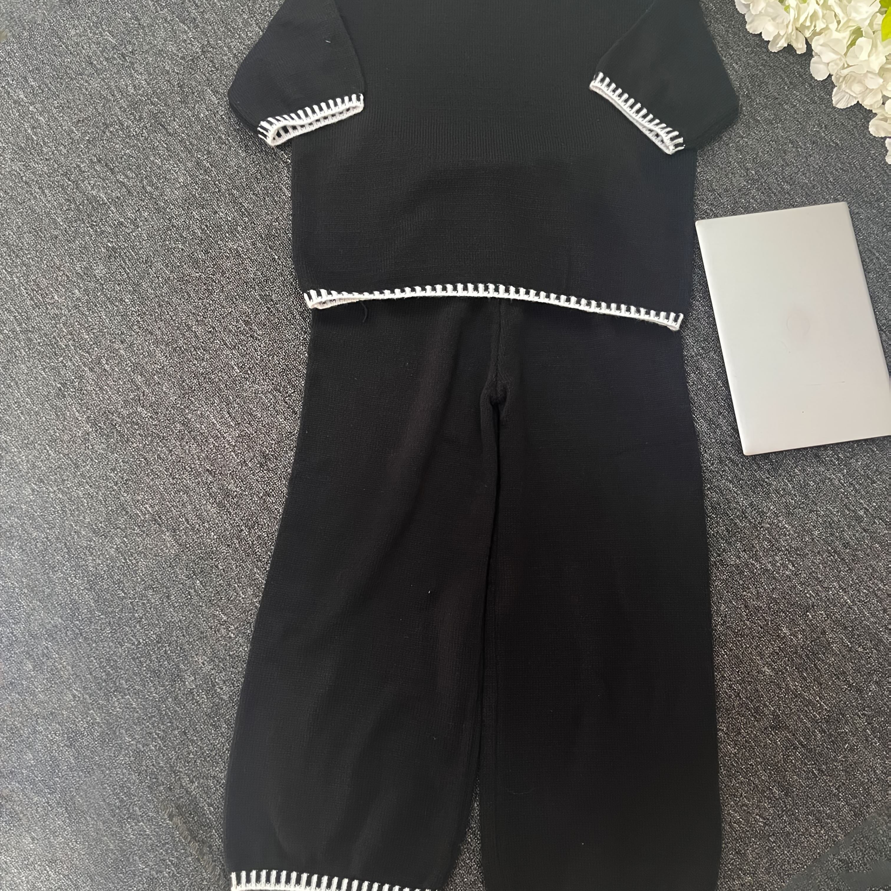 Women's Batwing Sleeve Color Block Sweater for Autumn Winter