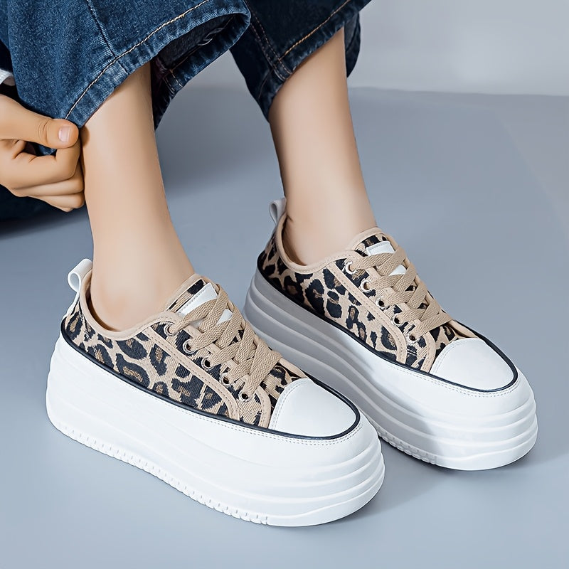 Women's Small White Fashion Shoes Lace-Up Plain Toe All-Season Man-Made Materials