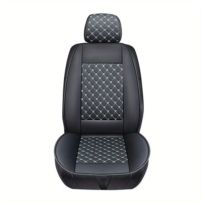 Universal Faux Leather Car Seat Covers Waterproof Breathable All-Season
