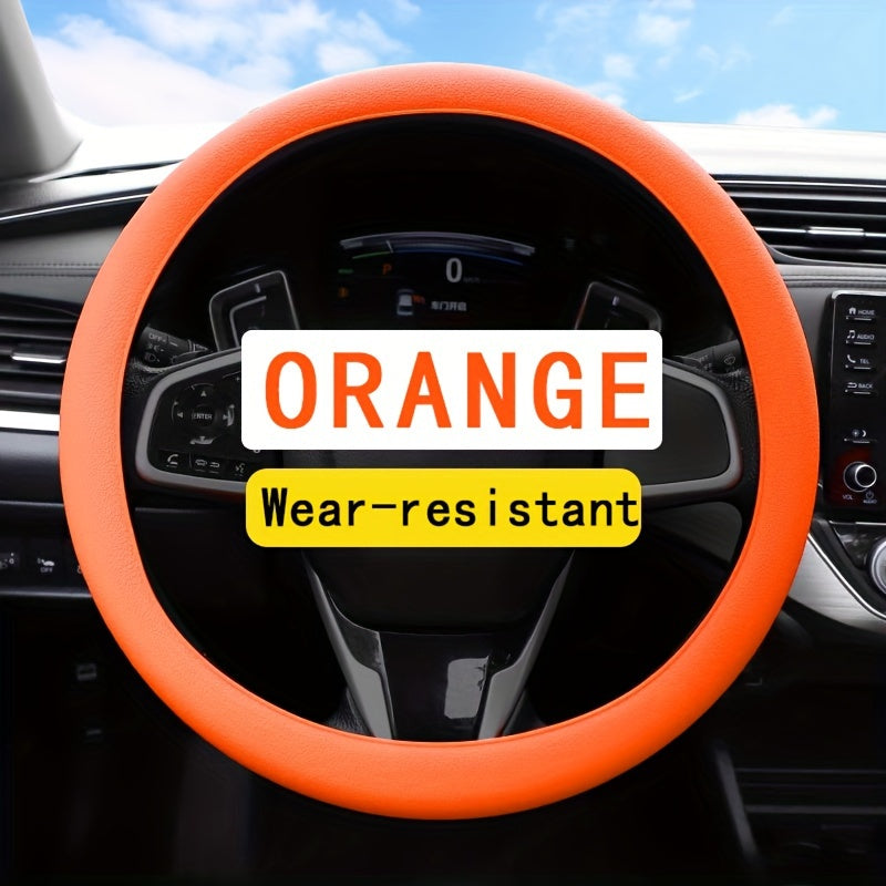 Universal Silicone Steering Wheel Cover Non-Slip Durable Colors