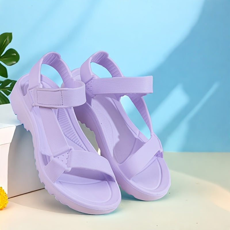 Women's EVA Slide Sandals with Adjustable Ankle Strap Open Toe Multiple Colors