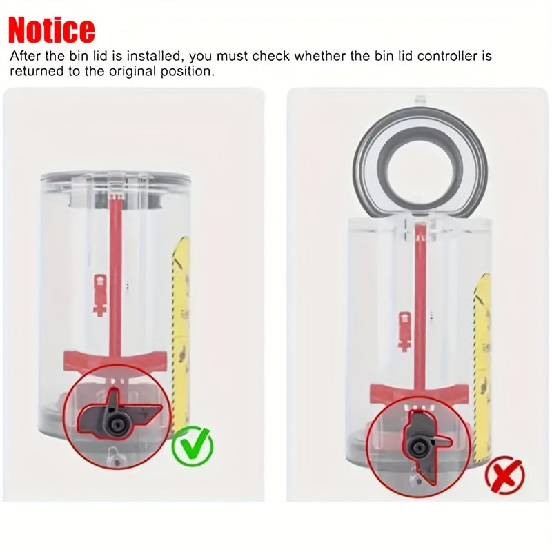 Replacement Clear Plastic Dust Bin for Central Vacuum Cleaner SV12 V10 Part 969509-01