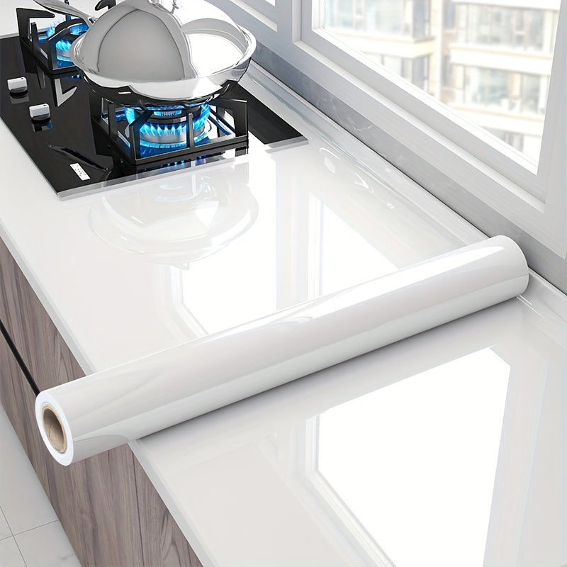 Waterproof Self-Adhesive Wallpaper Roll for Cabinets and Walls, Easy to Remove