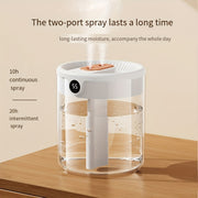 Large Capacity 2L USB Humidifier for Bedroom and Office Silent Night Light