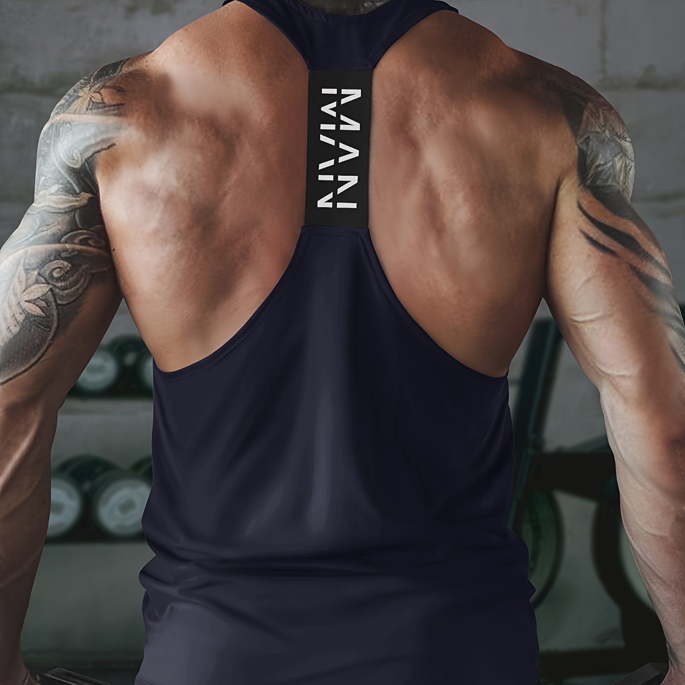 Men's Breathable Sleeveless Fitness Tank Top for Casual Training Summer